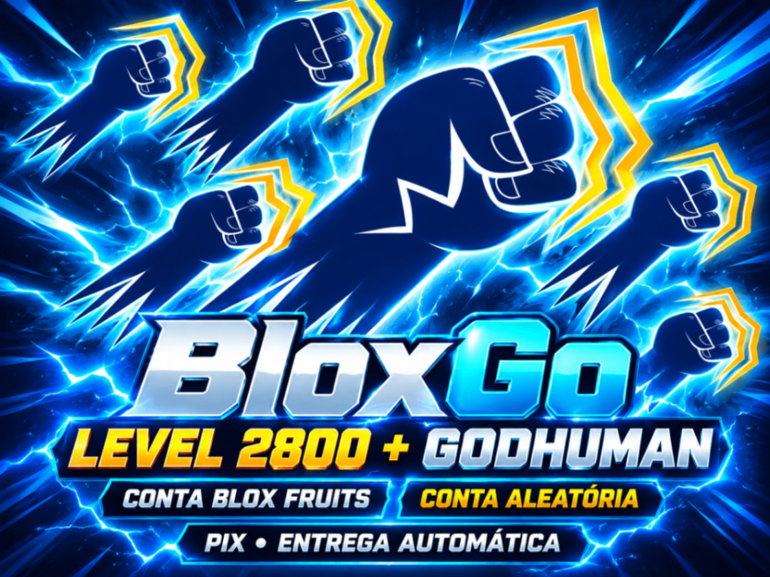 🎮 Level 2800 + Godhuman • Conta Aleatória